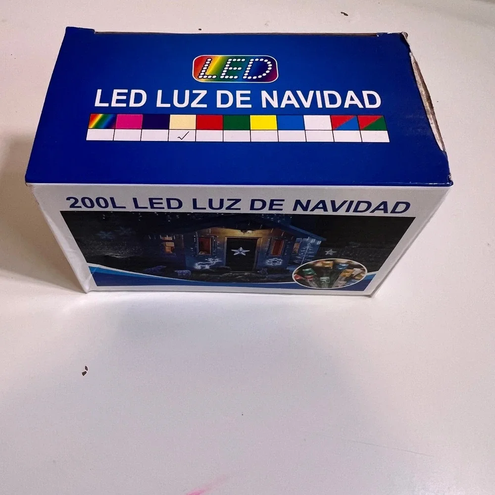 LED Luz De Navidad 200L LED String Lights Warm White Interior Decorative